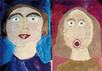 Kinderkunst, Selbstportraet